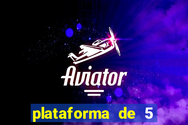 plataforma de 5 reais fortune tiger